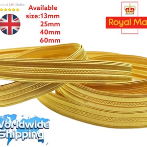 Mylar braid trim &#39;&#39;Size &#39;&#39;13mm&#39;&#39;25mm&#39;&#39;40mm&#39;&#39; For Army Uniform&#39; Church Vestment&#39; Fancy Costume..