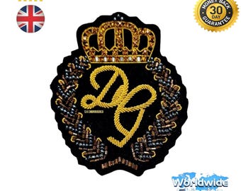 DOLCE & GABBANA ロゴ刺繍テリースリッパ Dolce & Gabbana Dg Logo Crystal Brooch Lilie Silk Bow
