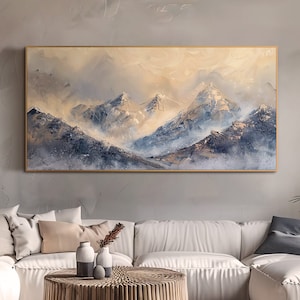 Abstrakte Landschaft Wand Kunst Original 3D Textur Berg Wand Kunst Große Wand Kunst Moderne Wohnzimmer Wand Dekor Benutzerdefinierte Ölgemälde auf Leinwand