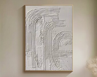 Minimalist Textured Paintings on Canvas Abstract Painting Large Wall Art 3D Textured Wall Art Canvas Wall Art Minimalist Painting Modern Art