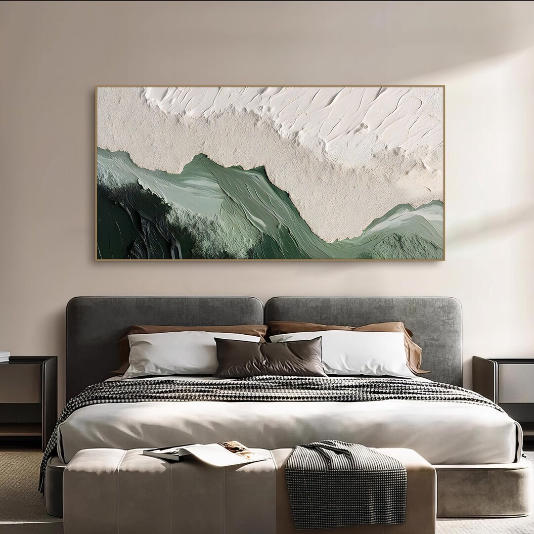 Living Room Wall Art Coastal Wall Art Minimalist Ocean Wall Art ...