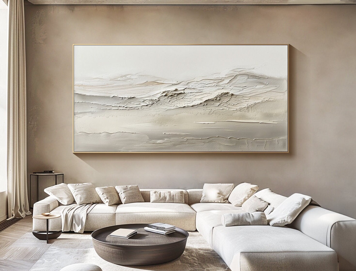 Extra Large Wall Art Large Abstract Landscape Painting on Canvas Texture Wall Art Modern Abstract Wall Art Living Room Wall Art Oil Painting