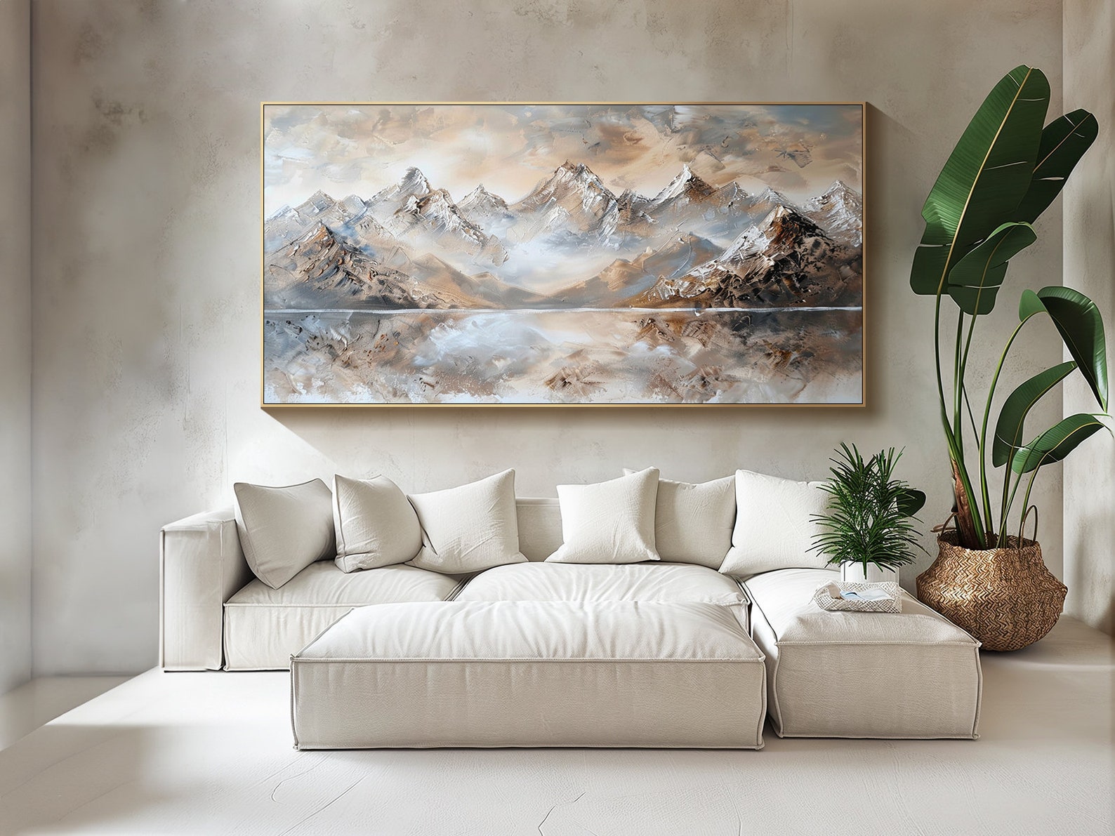 Large Abstract Landscape Oil Painting on Canvas Large Wall Art Original ...