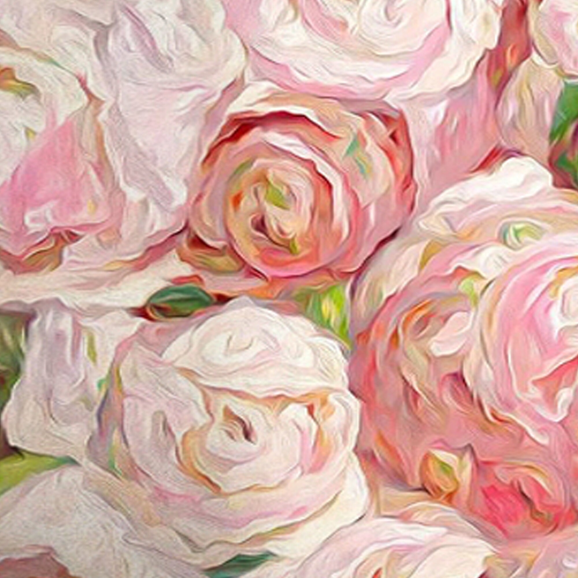 Pink Rose Oil Painting on Canvas Original Large Flower Wall Art Boho ...
