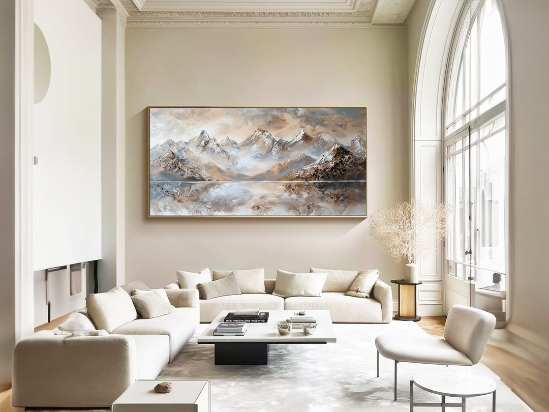 Large Abstract Landscape Oil Painting on Canvas Large Wall Art Original ...