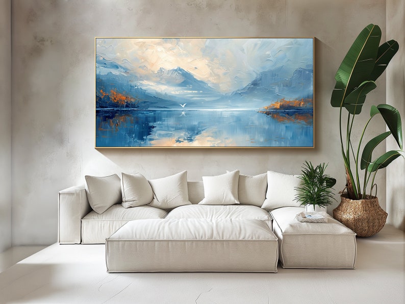 Large Abstract Landscape Painting Abstract Oil Painting on Canvas ...