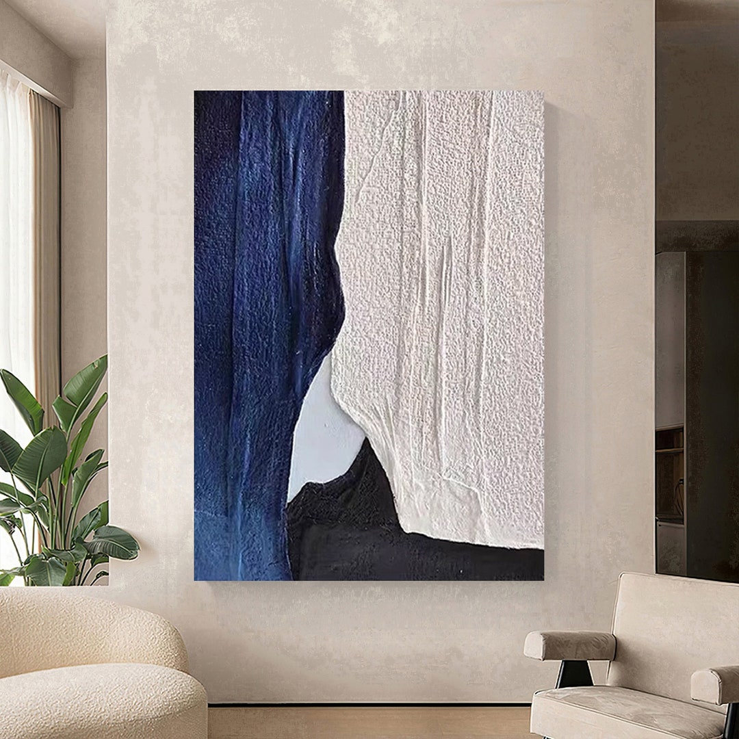 Textured 3D Wall Art Large Abstract Painting on Canvas Large Etsy