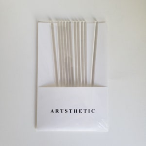 Plastic White Dowel Rods for Tiered Cake Construction, (30 cm x 1