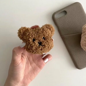 Teddy Bear Hug Grip Cozy Plush Phone Holder | Personalized Gifts