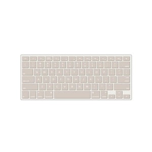 StreamGuard Ultra-Thin Dustproof Keyboard Cover | Macbook Air 13, Pro 13 14 16, M1 M2 2023,Keyboard Decal | Designed Accessories-Beige