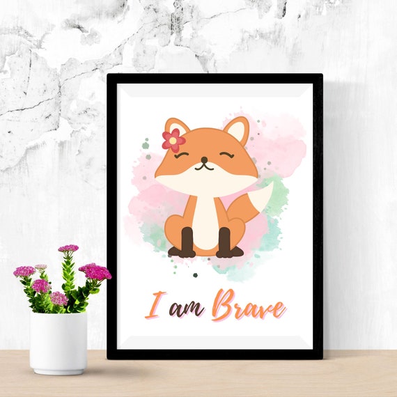 Set of 5 Printable Wall Art for Kid's Children's Etsy