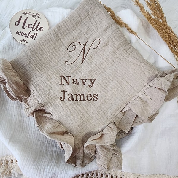 Blanket With Ruffle Etsy