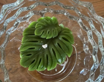 Monstera Leaf Floating Candle