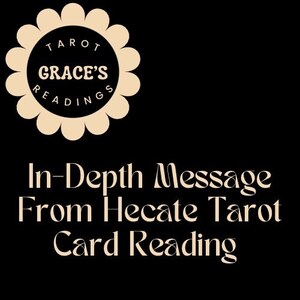 IN DEPTH message from hecate tarot reading - Hekate message tarot - 6 card reading - deity reading