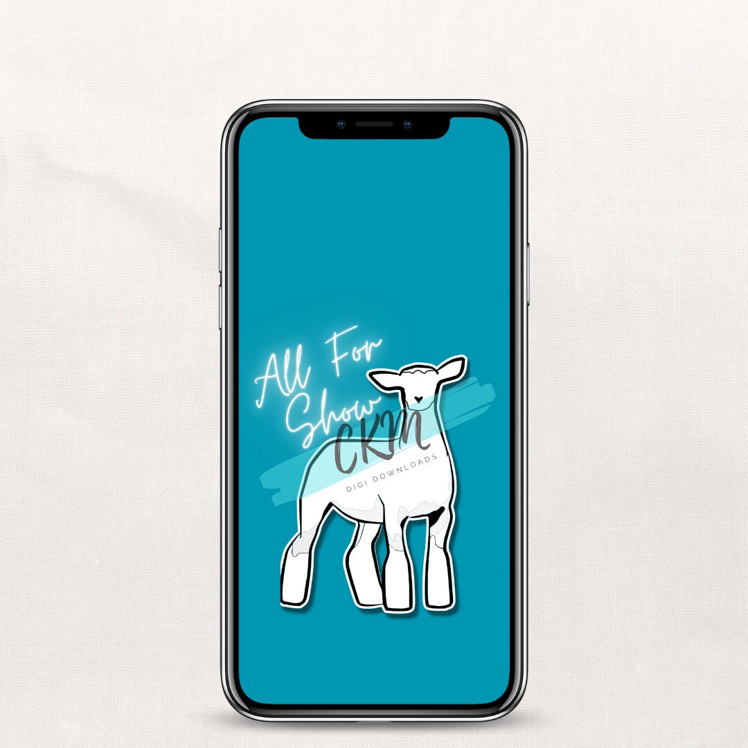 Show Lamb Phone Case - Etsy