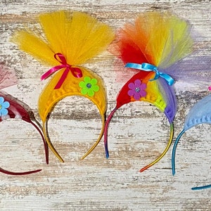Trolls Inspired Headbands