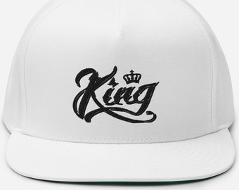 Roi avec couronne / casquette Snapback / Chapeau de roi / Boss / Chapeau de broderie