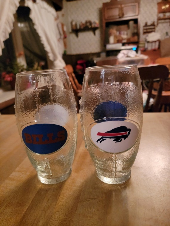 Football Shaped Drinking Glass Great for the Football Fan in Etsy