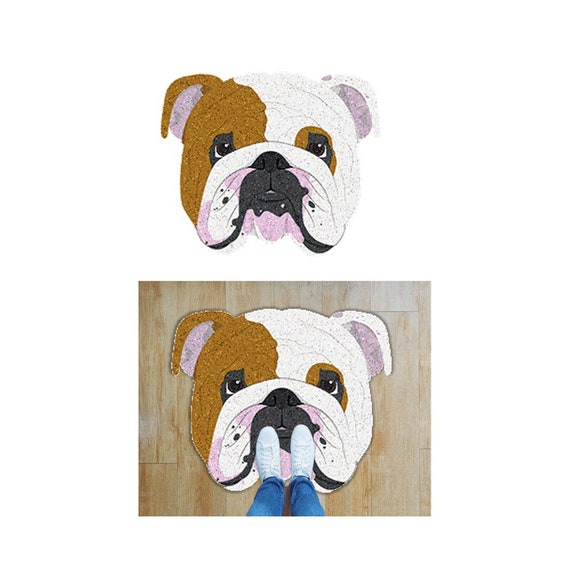 Custom Floor Mat English Bulldog Outdoor Indoor Entrance Doormat