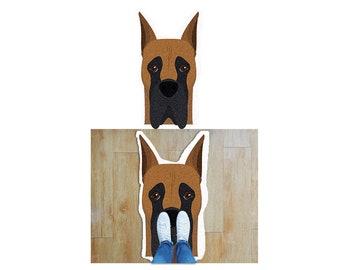 Custom Floor Mat The Great Dane German Mastiff Outdoor Indoor Entrance Doormat Entryway Mat Front Shoe Scraper Inside Welcome Rug