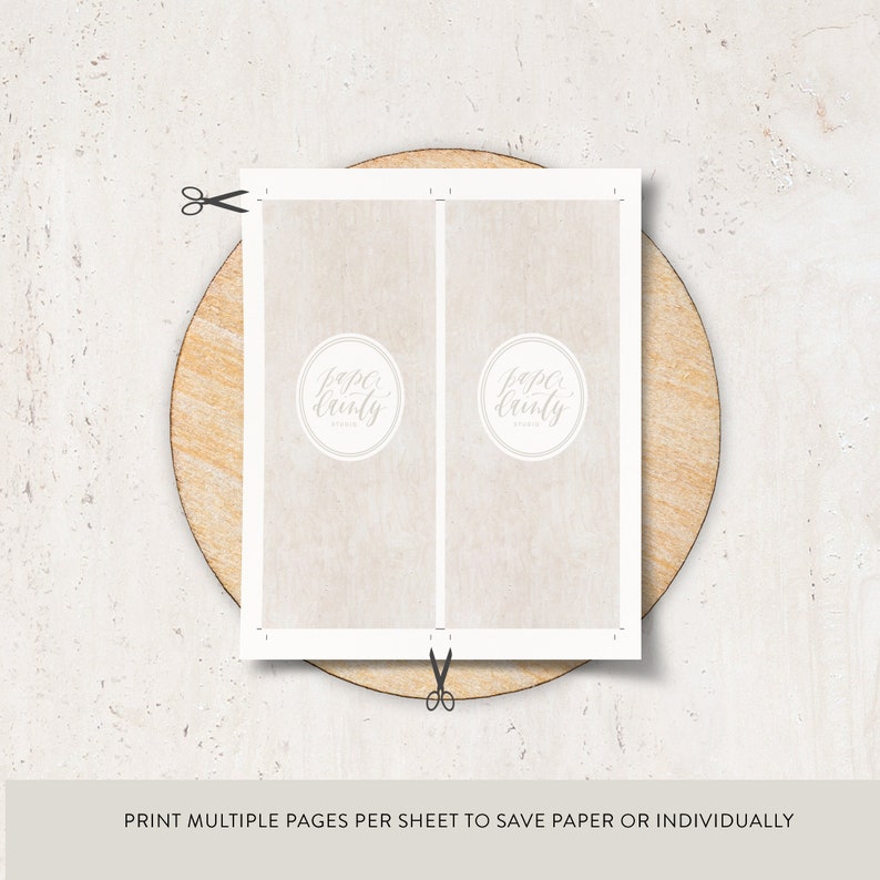 AVERY Wedding Program Template Classic Program Wedding Etsy