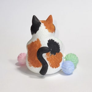 Tubby Tabbys, Knitting Kitty Fancy Furries Figurines Adorable Animal Friends Figurines and Ornaments image 6