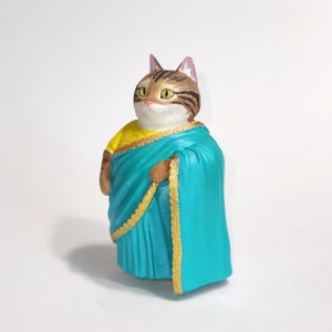 Tubby Tabbys, Saree Dress Fancy Furries Figurines Adorable Animal Friends Figurines and Ornaments image 3