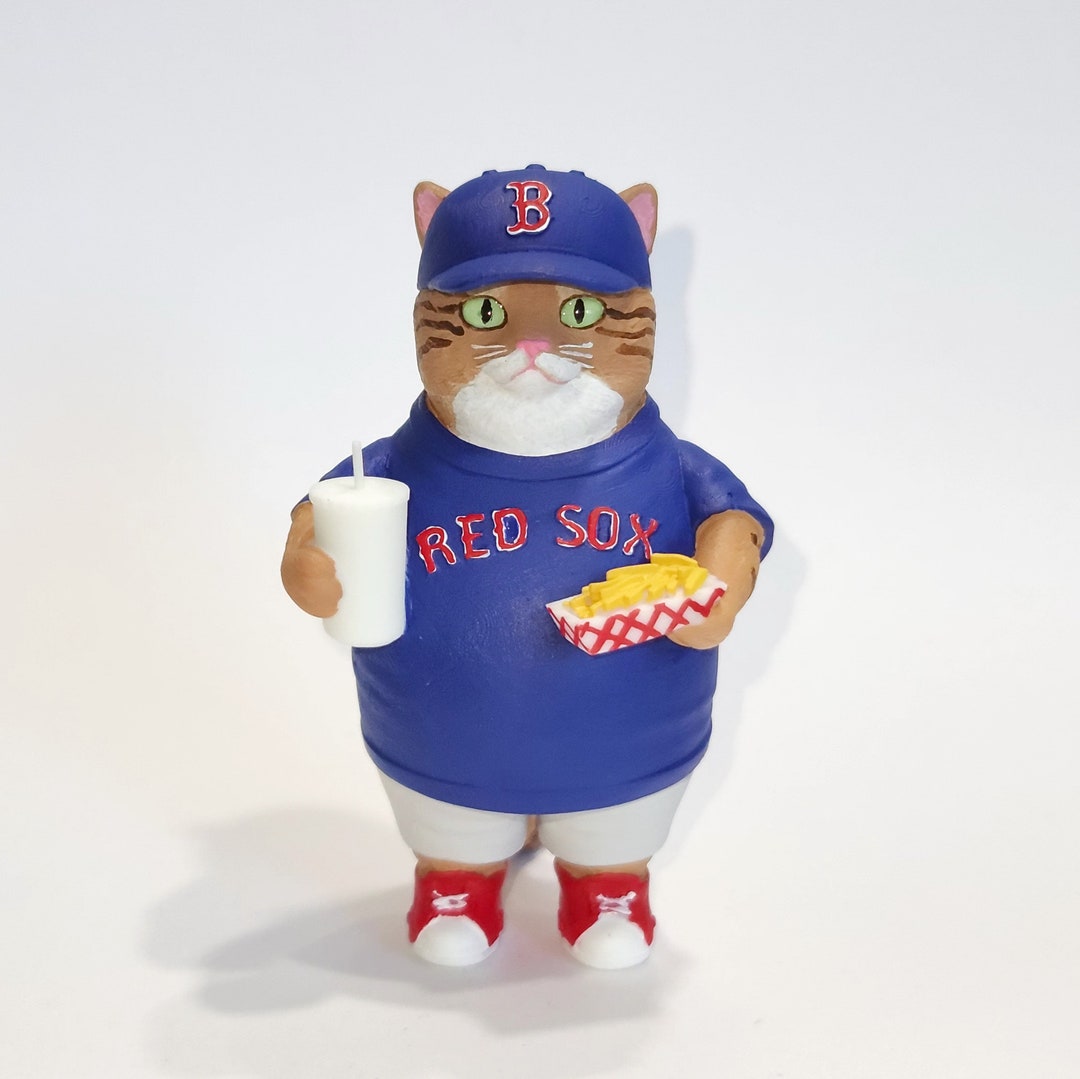 Tubby Tabbys, Red Sox Cat Fancy Furries Figurines Adorable Animal ...