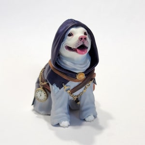 Alchemist Pitbull - Fancy Furries Figurines - Adorable Animal Collectibles - Figurines and Ornaments