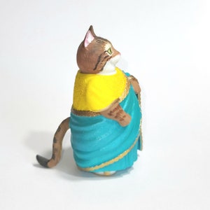 Tubby Tabbys, Saree Dress Fancy Furries Figurines Adorable Animal Friends Figurines and Ornaments image 4