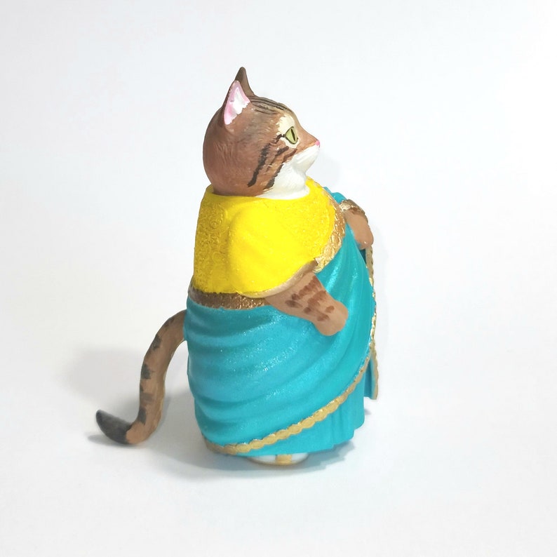 Tubby Tabbys, Saree Dress Fancy Furries Figurines Adorable Animal Friends Figurines and Ornaments image 4