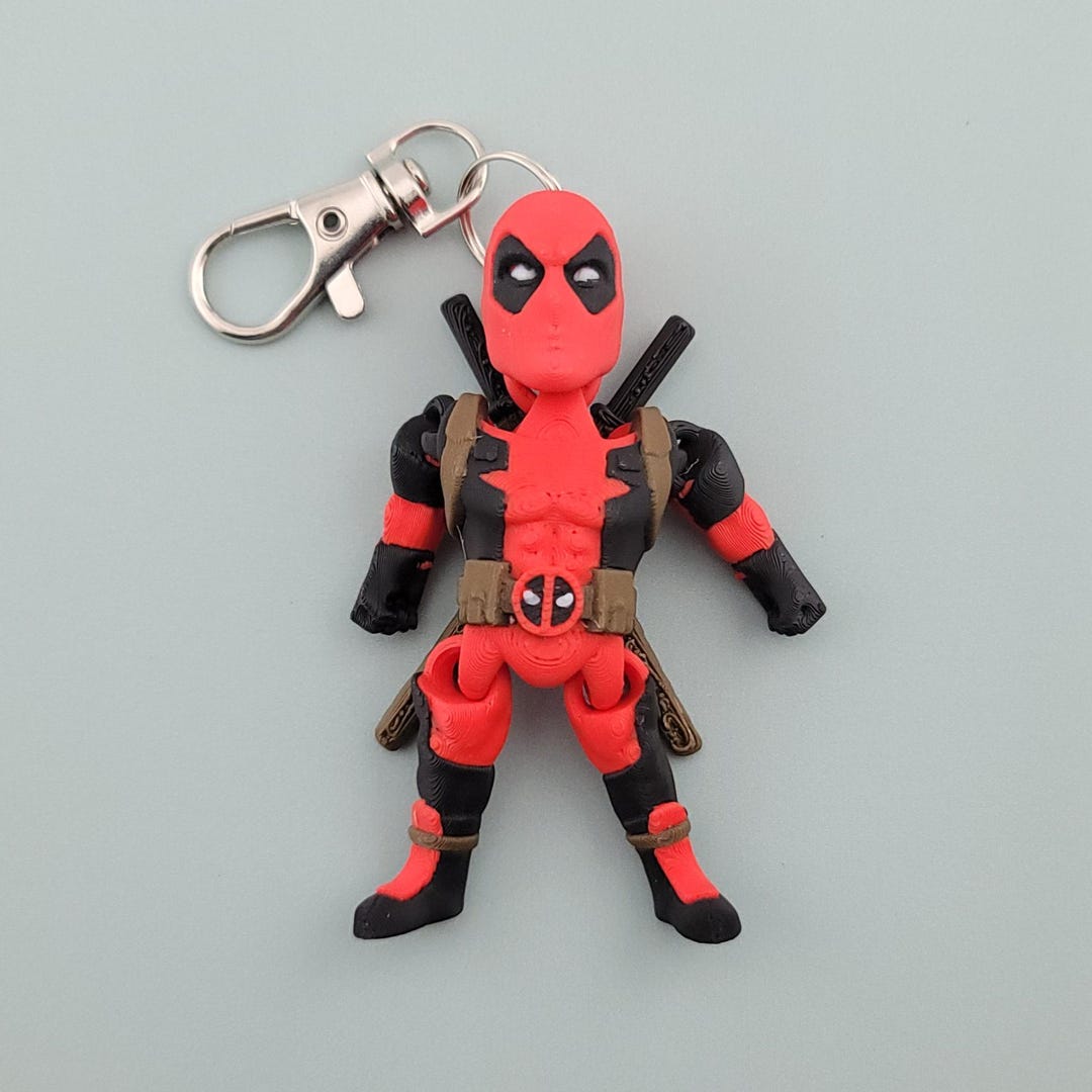 Deathpool Keychain - One of a Kind Artist Designed Keychains - Etsy