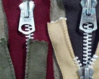 Original vs. reproduction Talon zipper