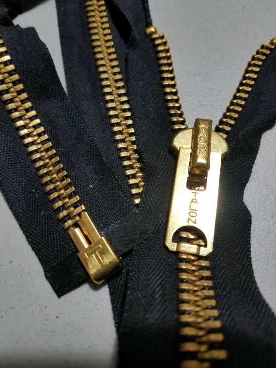 Genuine: Vintage Ca.1970's Nos/talon USA Separating Zipper/heavy