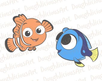 Nemo & Dory cookie cutters