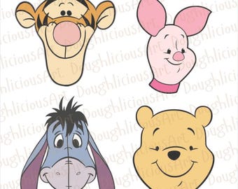 Winnie The Pooh and friends cookie cutters bundle
