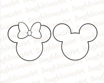 Mickey and Minnie cookie cutter