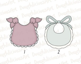 Baby bibs cookie cutter