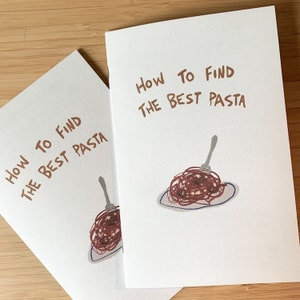 How To Find The Best Pasta - Italian Phrase Zine for Beginners