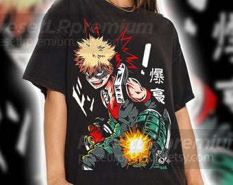Katsuki Bakugo T-Shirt, My Hero Academia Sweatshirt, BNHA Graphic, Anime Fan Merch Gift TNGN