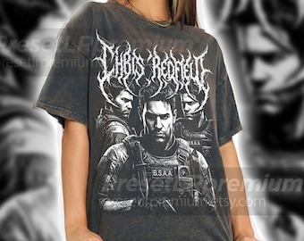 Chris Redfield T-Shirt, Resident Evil 9 Comfort Colors Tee, Resident Evil Sweatshirt, RE9 Requiem Shirt, Chris Redfield Tee, Gamer Gift RZ