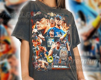 John Cena Shirt T-Shirt | Wrestling Legend Comfort Colors Graphic Tee, You Can't See Me Sweatshirt, John Cena Fan Merch Gift RZ 098