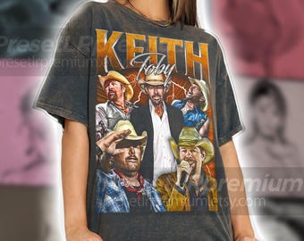 Koszulka Toby'ego Keitha Comfort Colors, koszulka vintage Toby'ego Keitha, bluza z kapturem Toby'ego Keitha, identyfikator gadżetu dla fanów muzyki country