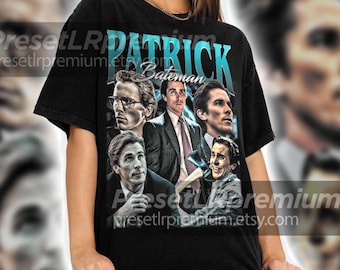 Patrick Bateman Vintage T-Shirt: American Psycho Movie Shirt, Comfort Colors Tee, Patrick Bateman Sweatshirt, Thriller Movie Fan Gift  ID