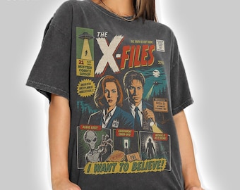 Vintage Style the X Files T Shirt, 90's Movie, Unisex Shirt