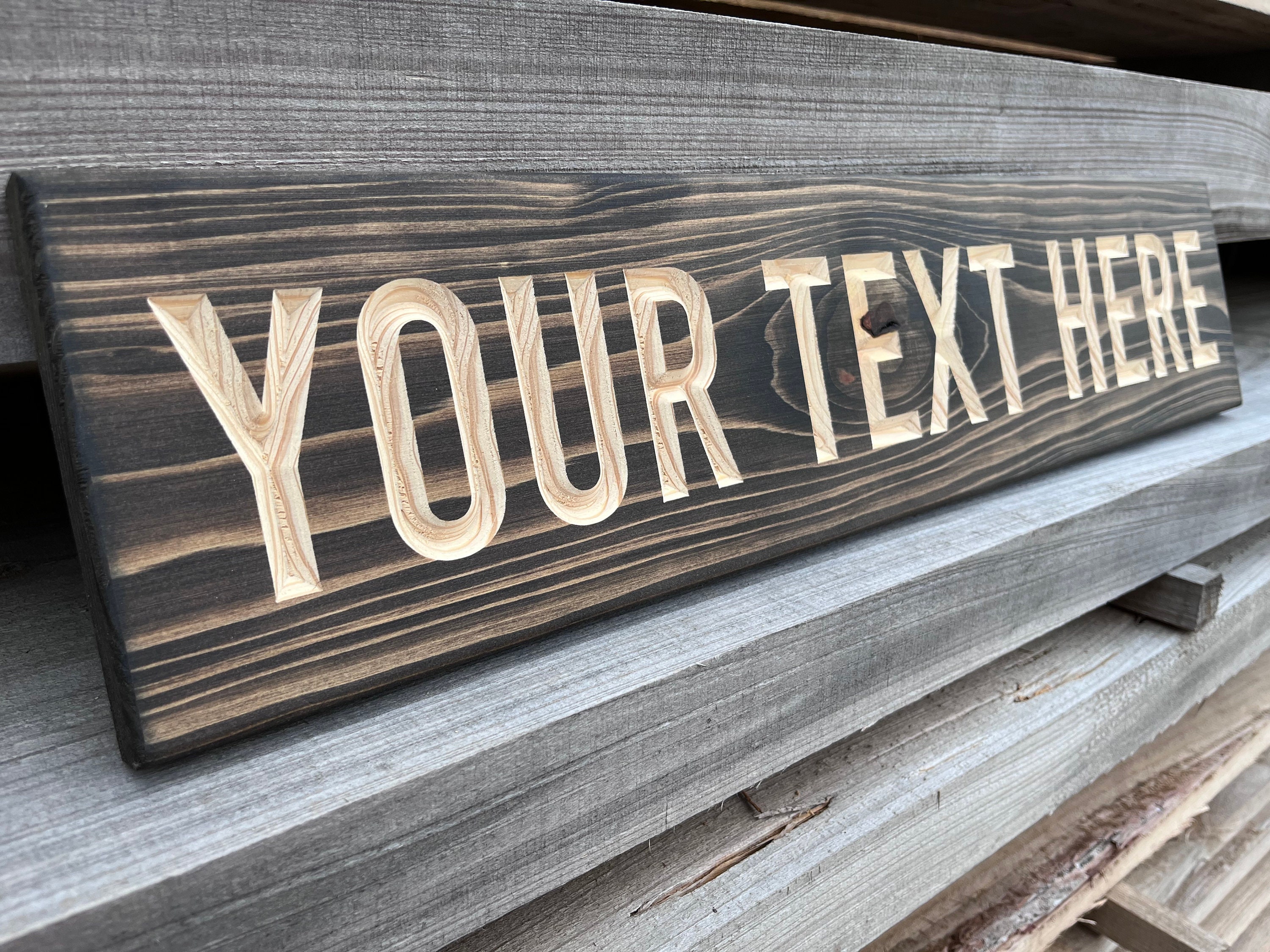 Customize, Personalize, One Line Text, Wood, Sign, Gifts - Etsy