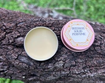Beeswax Solid Perfume Travel Tin- Sweet Sandalwood