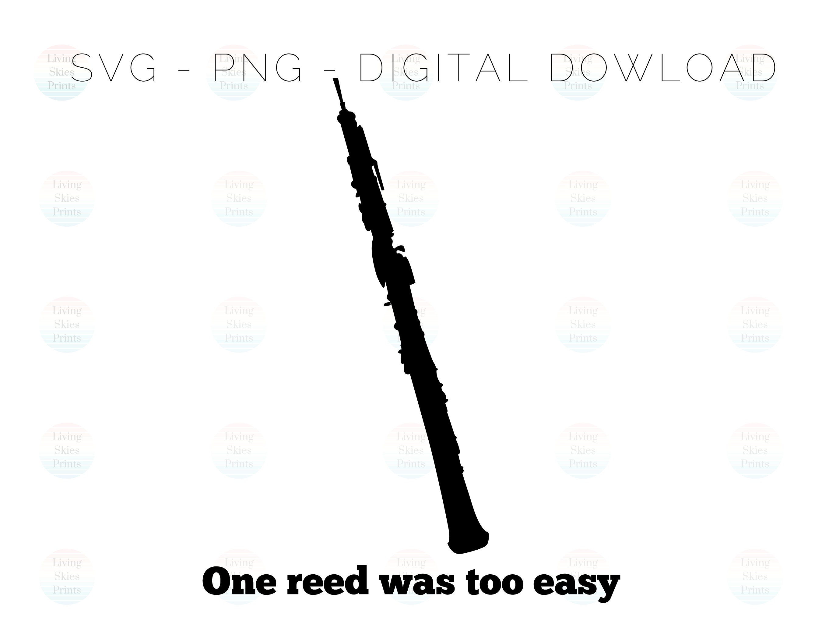 Funny Oboe SVG PNG Cut File for Cricut Clip Art or Crafts Etsy