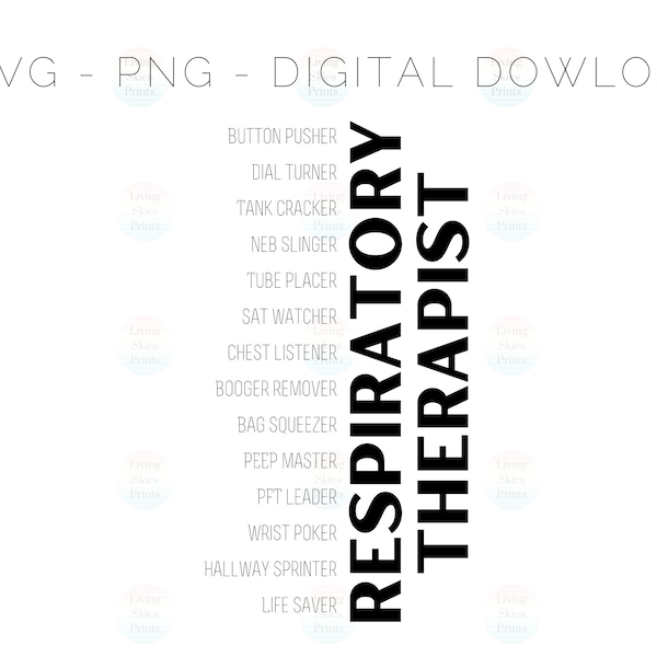 Not just a button pusher! Respiratory Therapy SVG, rt svg, rt png