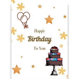 Printable Birthday Greeting Card - Etsy